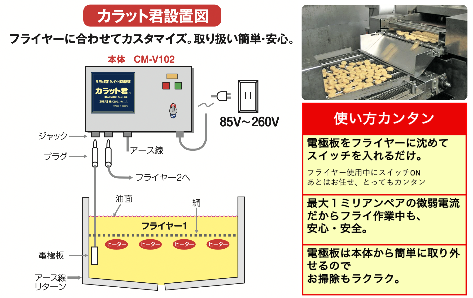 製品の設置イメージ